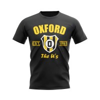 Oxford Established Football T-Shirt (Black)