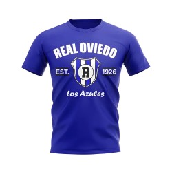 Real Oviedo Established Football T-Shirt (Blue) Real Oviedo Established Football T-Shirt (Blue)