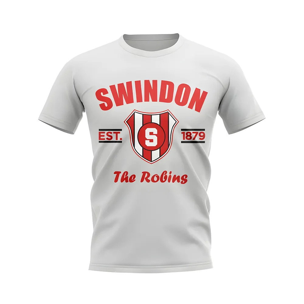 Swindon Established Football T-Shirt (White) Swindon Established Football T-Shirt (White)