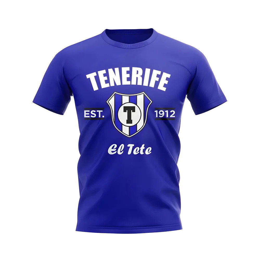 Tenerife Established Football T-Shirt (Blue) Tenerife Established Football T-Shirt (Blue)