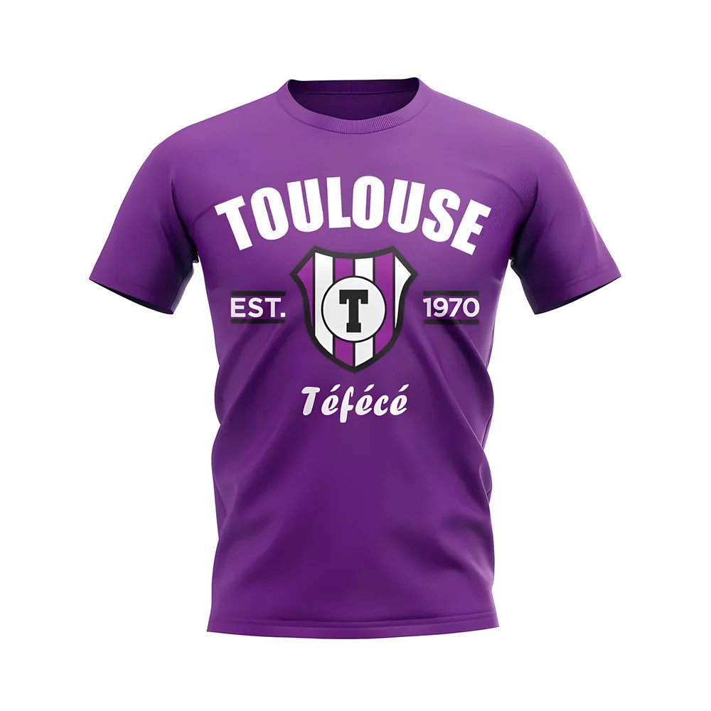 Toulouse Established Football T-Shirt (Purple) Toulouse Established Football T-Shirt (Purple)
