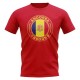 Andorra Football Badge T-Shirt (Red)