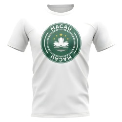 Macau Football Badge T-Shirt (White)