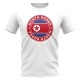 North Korea Football Badge T-Shirt (White) North Korea Football Badge T-Shirt (White)