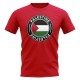 Palestine Football Badge T-Shirt (Red) Palestine Football Badge T-Shirt (Red)