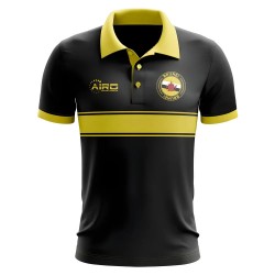 Brunei Concept Stripe Polo Shirt (Black)