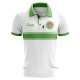 Burkina Faso Concept Stripe Polo Shirt (White)