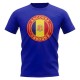Andorra Football Badge T-Shirt (Royal) Andorra Football Badge T-Shirt (Royal)