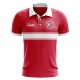 North Korea Concept Stripe Polo Shirt (Red) North Korea Concept Stripe Polo Shirt (Red)