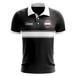 Yemen Concept Stripe Polo Shirt (Black) Yemen Concept Stripe Polo Shirt (Black)