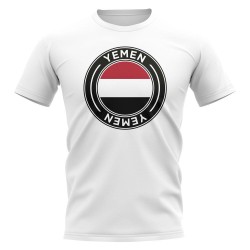 Yemen Football Badge T-Shirt (White) Yemen Football Badge T-Shirt (White)