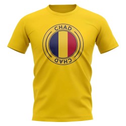 Chad Football Badge T-Shirt (Yellow)