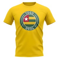 Togo Football Badge T-Shirt (Yellow)