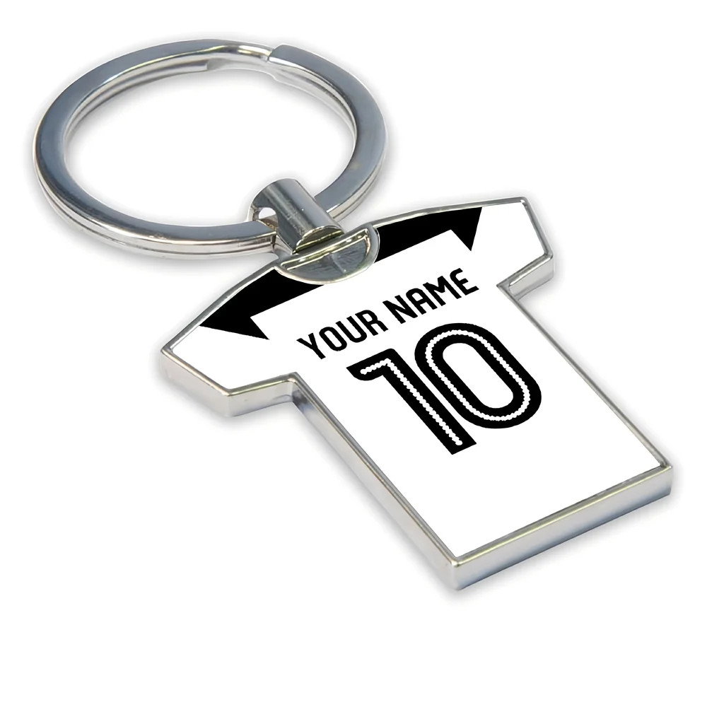 Personalised Derby County Football Shirt Key Ring Personalised Derby County Football Shirt Key Ring