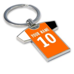 Personalised FC Lorient Football Shirt Key Ring Personalised FC Lorient Football Shirt Key Ring