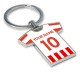 Personalised Stoke City Football Shirt Key Ring Personalised Stoke City Football Shirt Key Ring