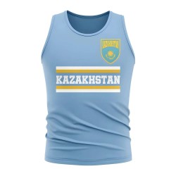 Kazakhstan Core Football Country Sleeveless Tee (Sky)