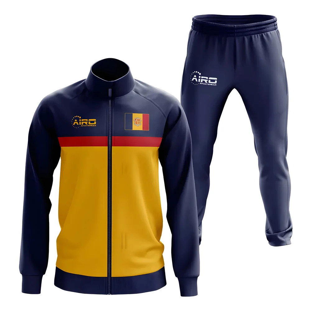 Andorra Concept Football Tracksuit (Navy) Andorra Concept Football Tracksuit (Navy)