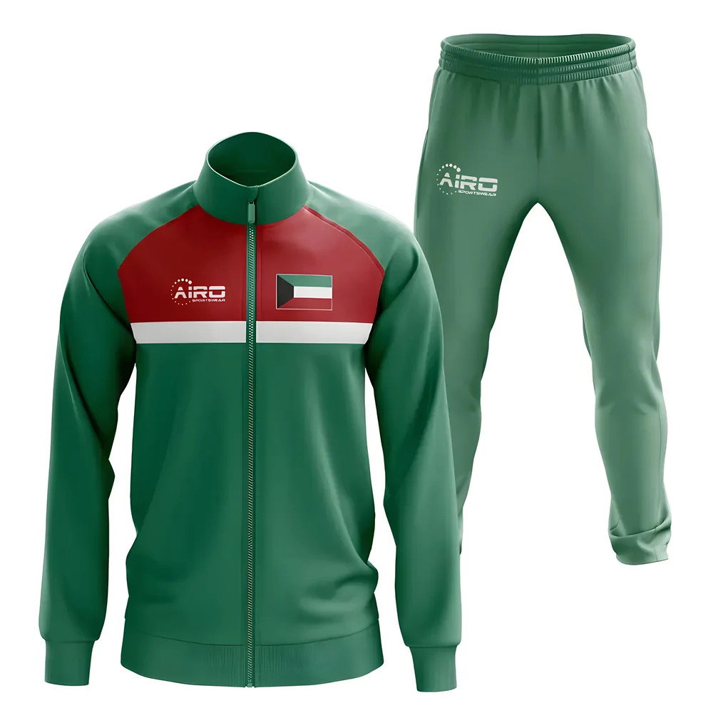 Kuwait Concept Football Tracksuit (Green) Kuwait Concept Football Tracksuit (Green)