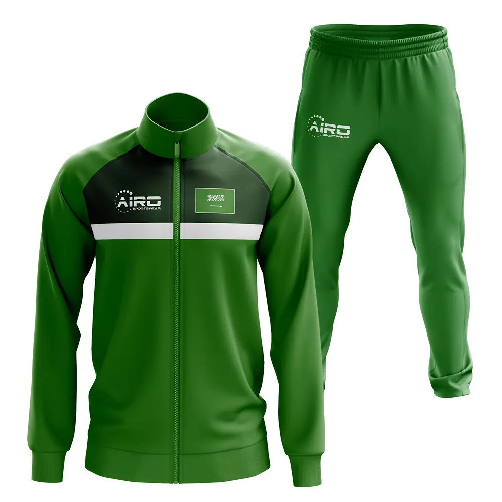 Saudi Arabia Concept Football Tracksuit (Green) Saudi Arabia Concept Football Tracksuit (Green)