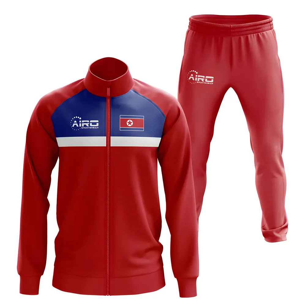 North Korea Concept Football Tracksuit (Red) North Korea Concept Football Tracksuit (Red)