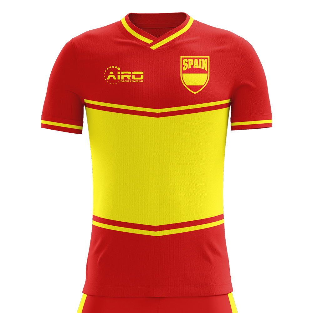 2025-2026 Spain Flag Home Concept Football Shirt - Womens