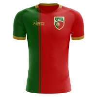 2025-2026 Portugal Flag Home Concept Football Shirt - Womens