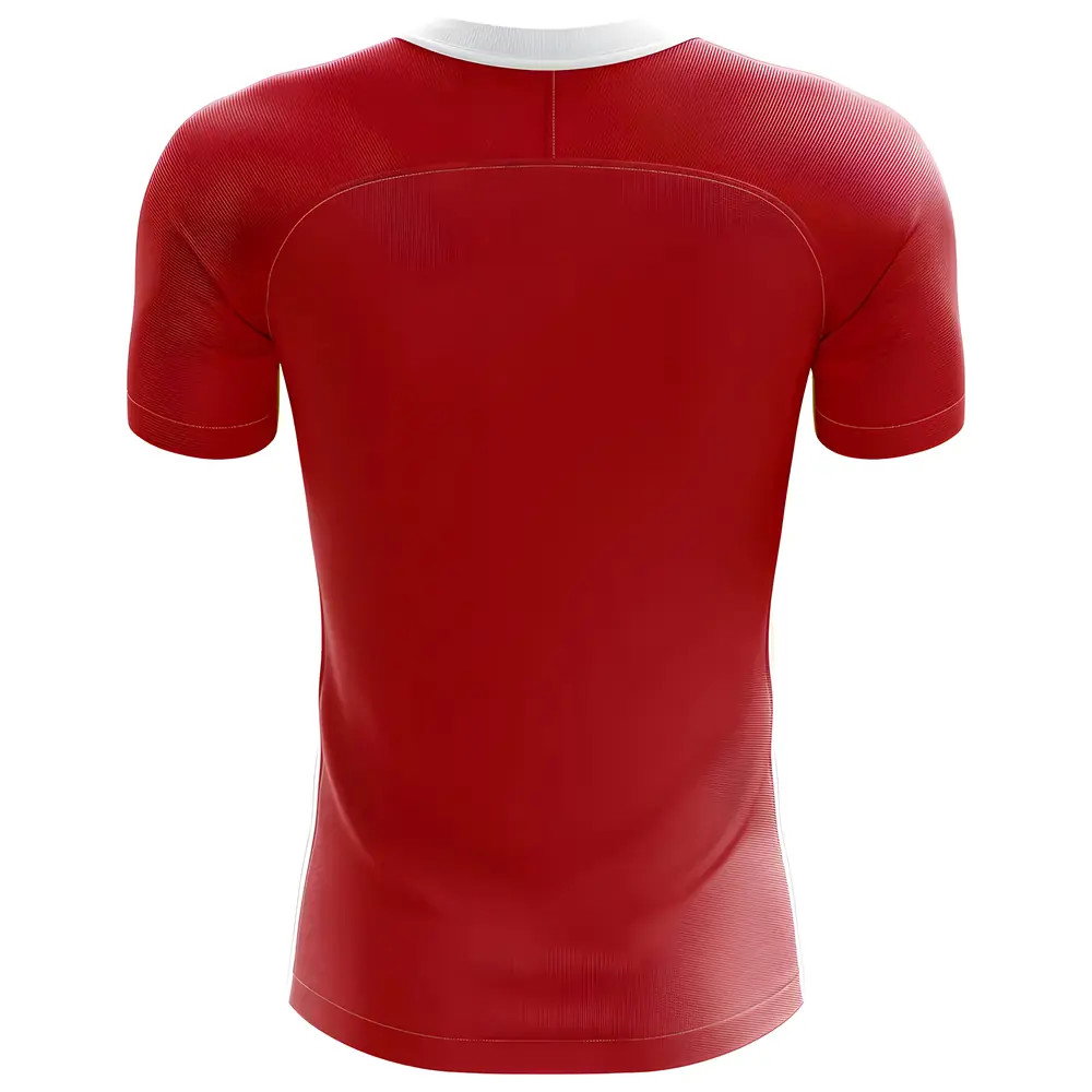 2025-2026 Denmark Flag Concept Football Shirt - Womens