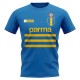 Parma Vintage Football T-Shirt (Blue)