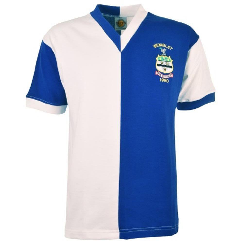 Blackburn 1960 FA Cup Final Retro Football Shirt Blackburn 1960 FA Cup Final Retro Football Shirt