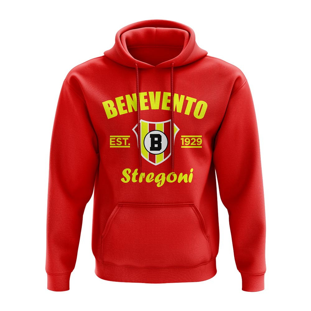 Benevento Established Football Hoody (Red) Benevento Established Football Hoody (Red)