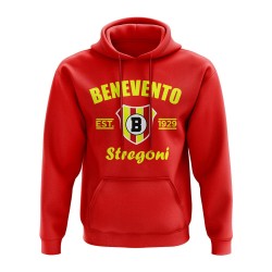 Benevento Established Football Hoody (Red) Benevento Established Football Hoody (Red)