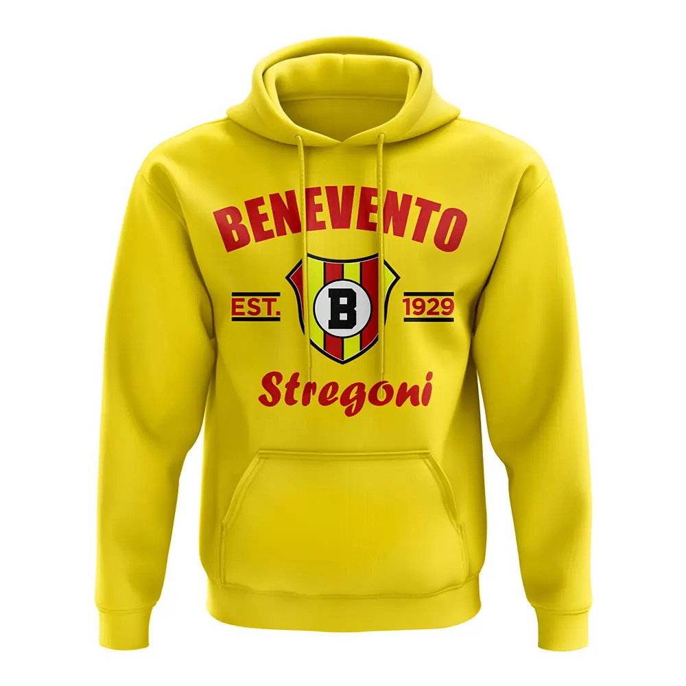 Benevento Established Football Hoody (Yellow) Benevento Established Football Hoody (Yellow)