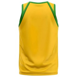 Brazil Home Concept Basketball Shirt Brazil Home Concept Basketball Shirt
