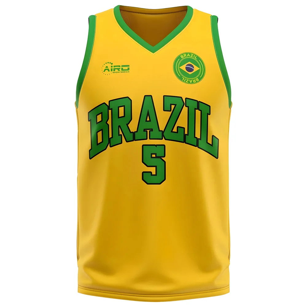 Brazil Home Concept Basketball Shirt - Baby Brazil Home Concept Basketball Shirt - Baby