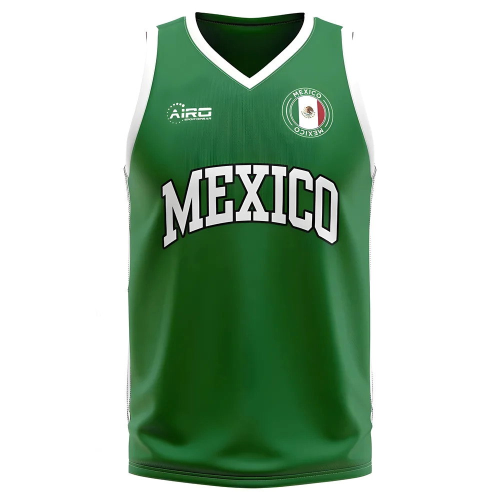 Mexico Home Concept Basketball Shirt Mexico Home Concept Basketball Shirt