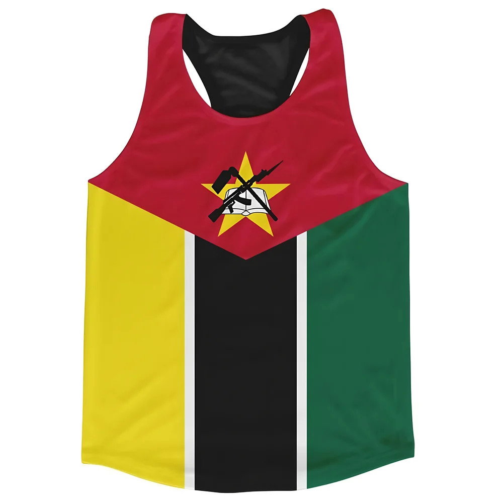 Mozambique Stripe Running Vest Mozambique Stripe Running Vest