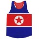 North Korea Flag Running Vest North Korea Flag Running Vest