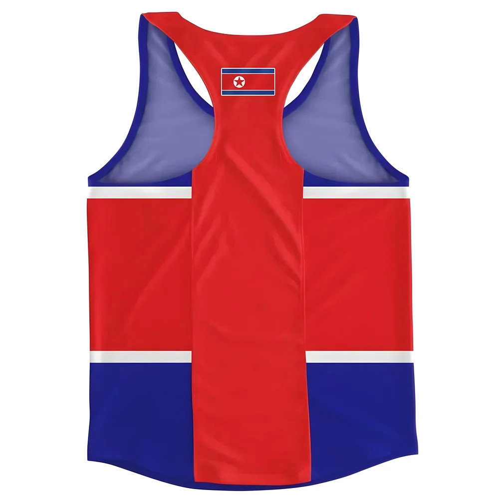 North Korea Flag Running Vest North Korea Flag Running Vest
