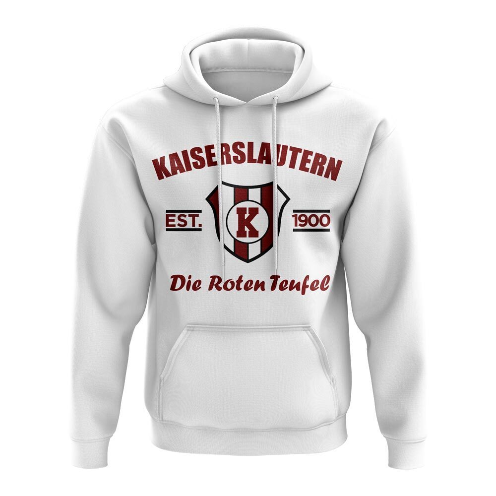 Kaiserslautern Established Football Hoody (White) Kaiserslautern Established Football Hoody (White)