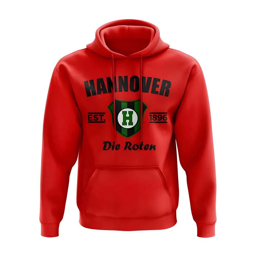 Hannover 96 Established Hoody (Red) Hannover 96 Established Hoody (Red)