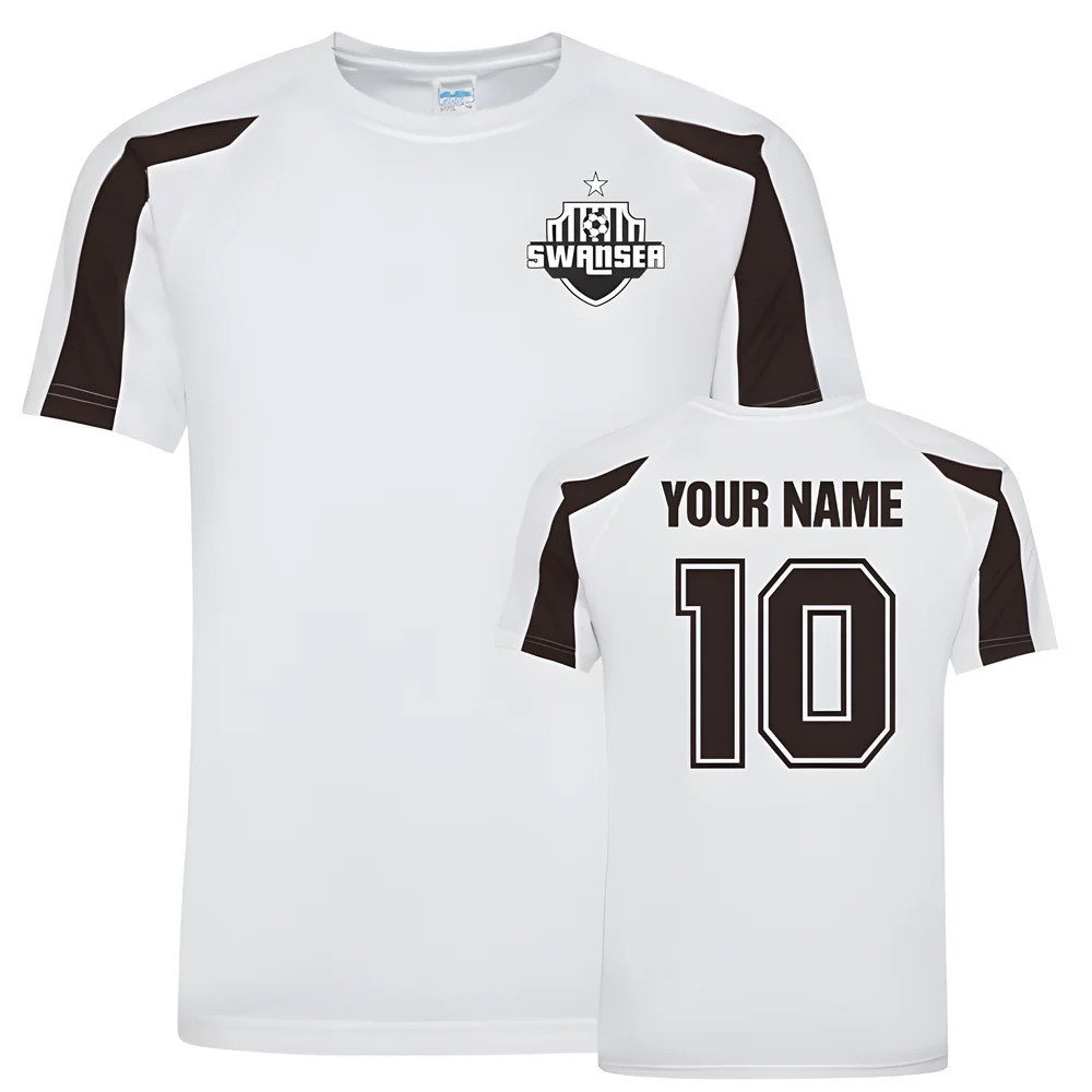 Your Name Swansea City Sports Training Jersey (White) Your Name Swansea City Sports Training Jersey (White)