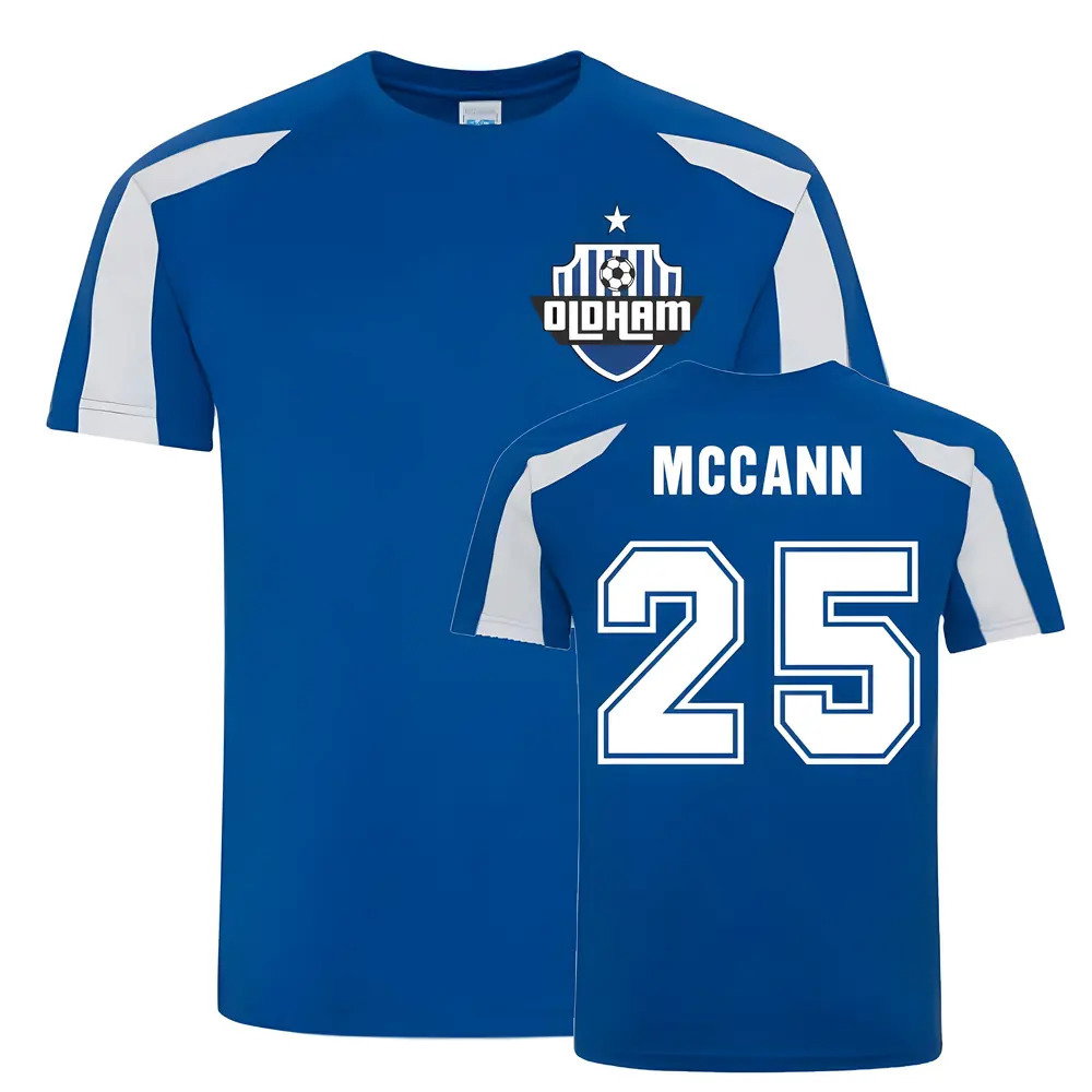 Chris McCann Oldham Sports Training Jersey (Blue) Chris McCann Oldham Sports Training Jersey (Blue)