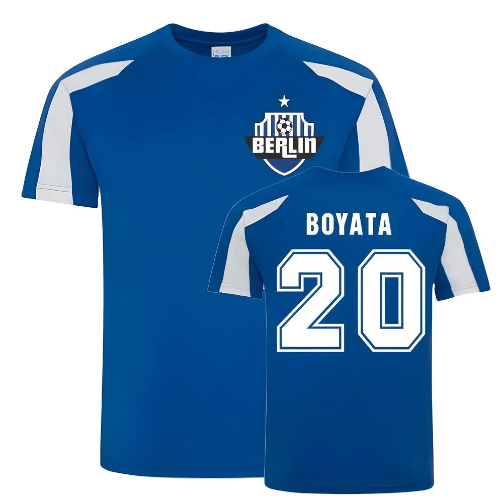 Dedryck Boyata Berlin Sports Training Jersey (Blue) Dedryck Boyata Berlin Sports Training Jersey (Blue)