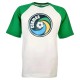 New York Cosmos - NASL T-Shirt (White with Green Sleeves)