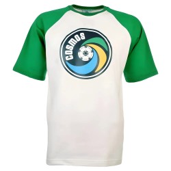 New York Cosmos - NASL T-Shirt (White with Green Sleeves) New York Cosmos - NASL T-Shirt (White with Green Sleeves)
