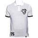 Derby County No 75 White Polo Shirt Derby County No 75 White Polo Shirt