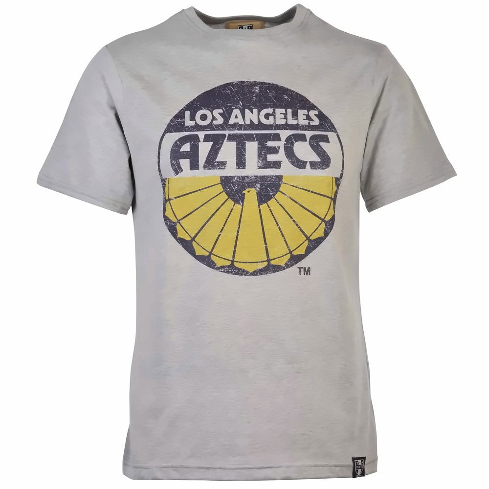 Los Angeles Aztecs Vintage Logo - Grey T-Shirt Los Angeles Aztecs Vintage Logo - Grey T-Shirt
