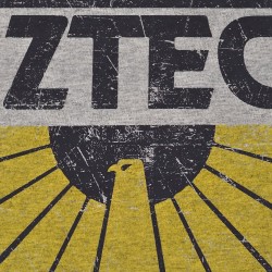 Los Angeles Aztecs Vintage Logo - Grey T-Shirt