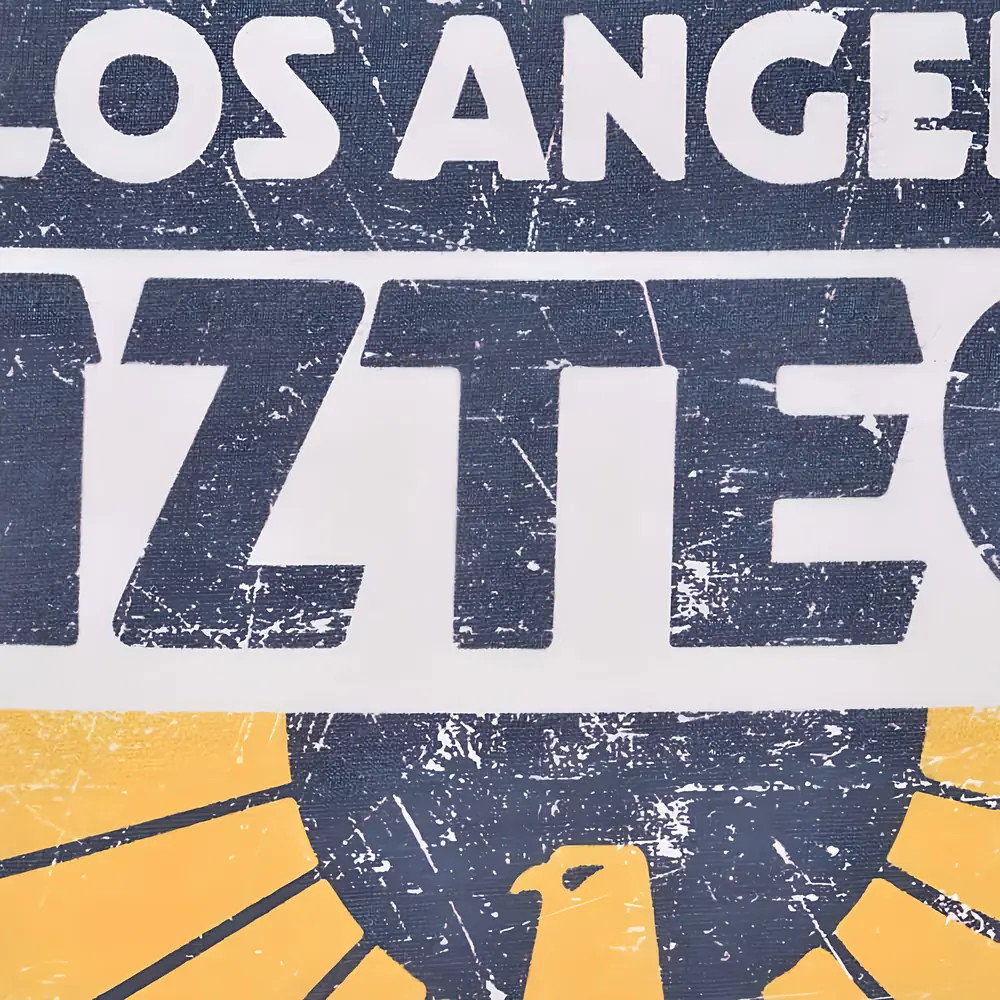 Los Angeles Aztecs Vintage Logo - White T-Shirt Los Angeles Aztecs Vintage Logo - White T-Shirt